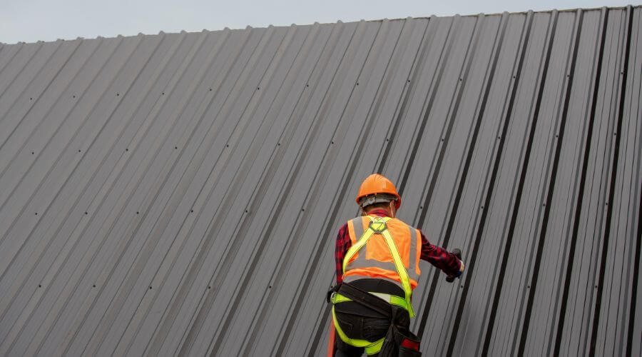 Professional metal roof installation services in Cloverdale, IN